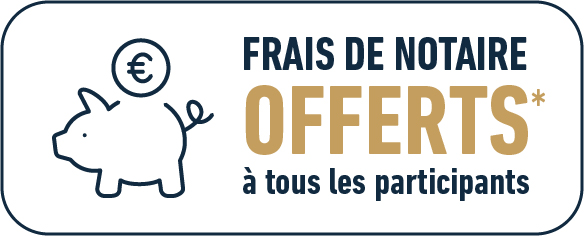 Frais de notaires offerts !